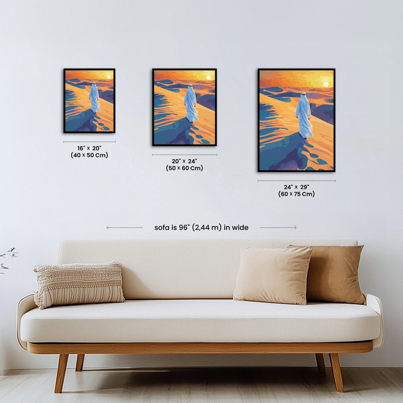 Paint by numbers - Sunset Journey - MyArt