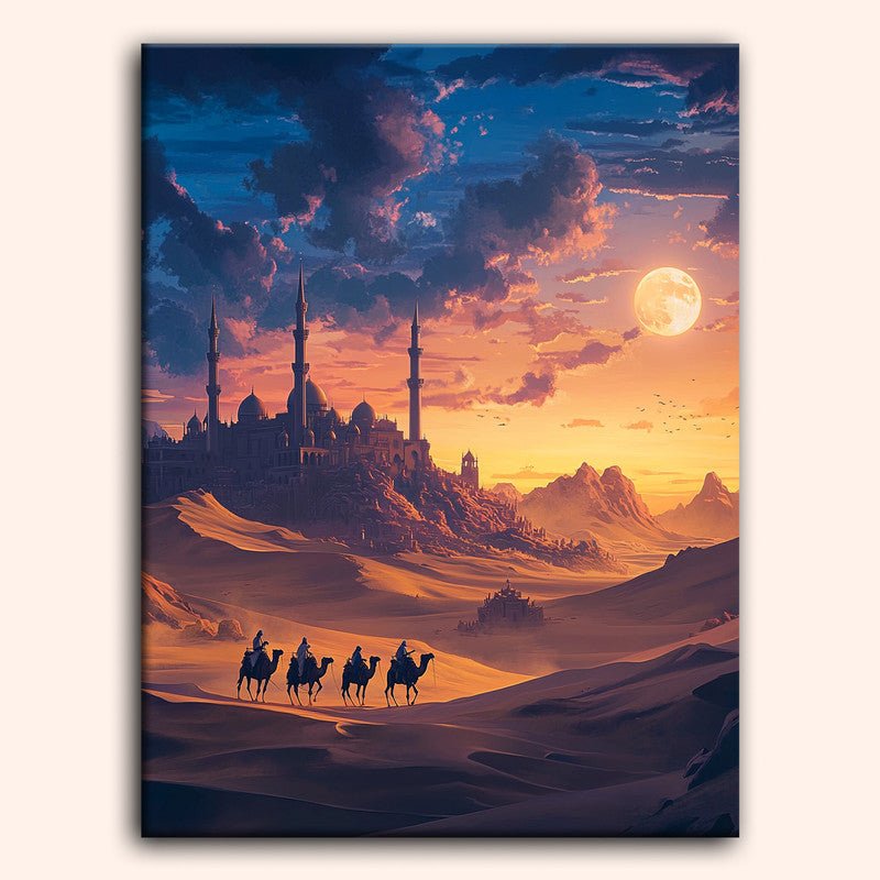 Paint by numbers - Sunset Kingdom - MyArt