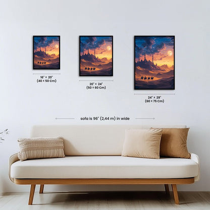 Paint by numbers - Sunset Kingdom - MyArt