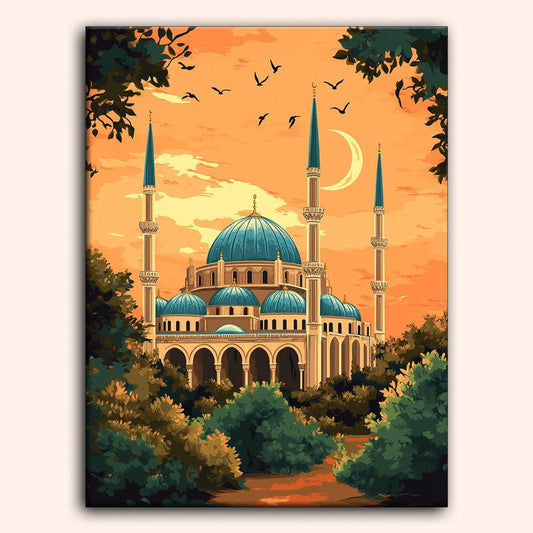 Paint by numbers - Sunset Minarets - MyArt