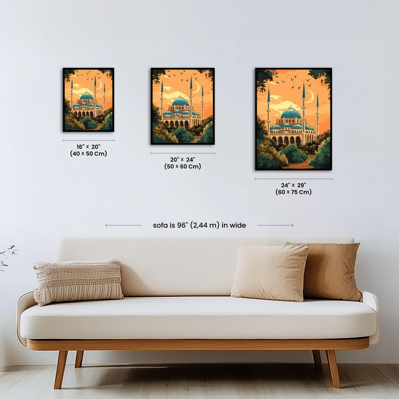 Paint by numbers - Sunset Minarets - MyArt