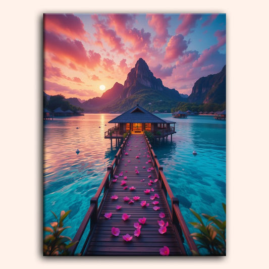 Paint by numbers - Sunset Path - MyArt