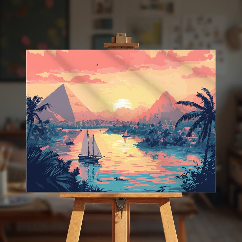 Paint by numbers - Sunset Sail - MyArt