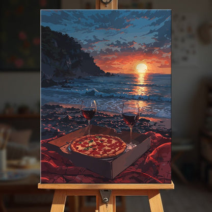 Paint by numbers - Sunset Slice - MyArt
