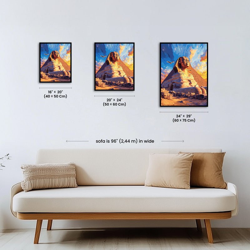 Paint by numbers - Sunset Sphinx - MyArt