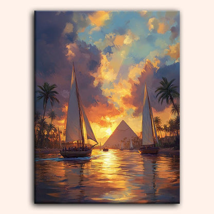 Paint by numbers - Sunset Voyage - MyArt