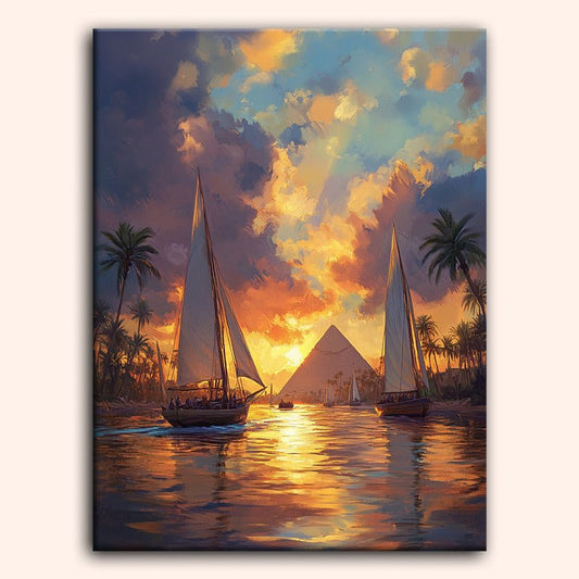 Paint by numbers - Sunset Voyage - MyArt