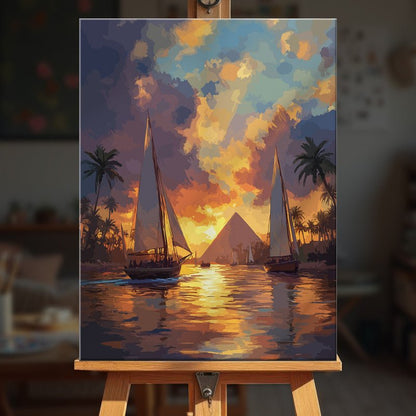 Paint by numbers - Sunset Voyage - MyArt
