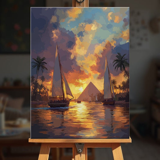 Paint by numbers - Sunset Voyage - MyArt