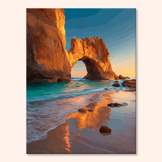 Paint by numbers - Sunset Arch - MyArt
