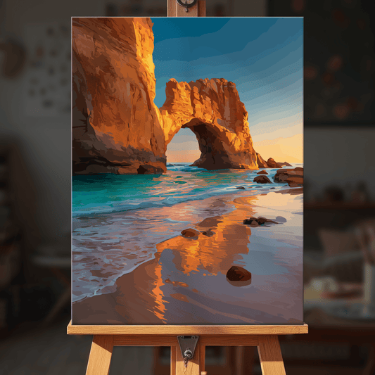 Paint by numbers - Sunset Arch - MyArt