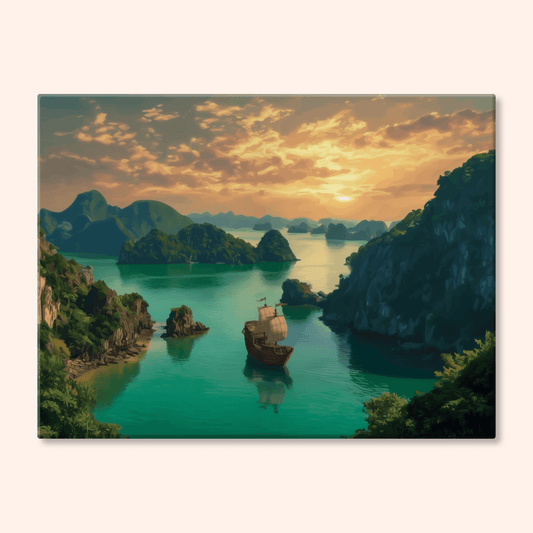 Paint by numbers - Sunset Bay - MyArt