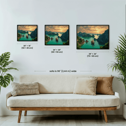 Paint by numbers - Sunset Bay - MyArt