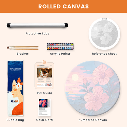 Paint by numbers - Sunset Bloom - MyArt