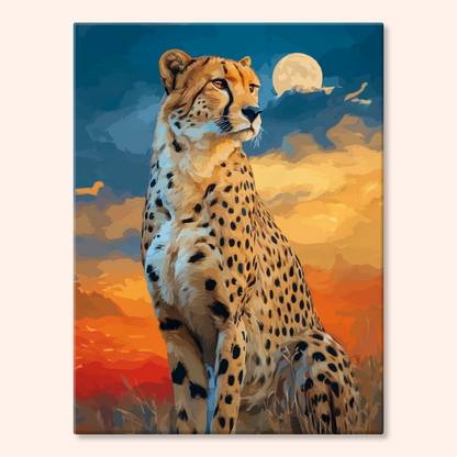 Sunset Cheetah