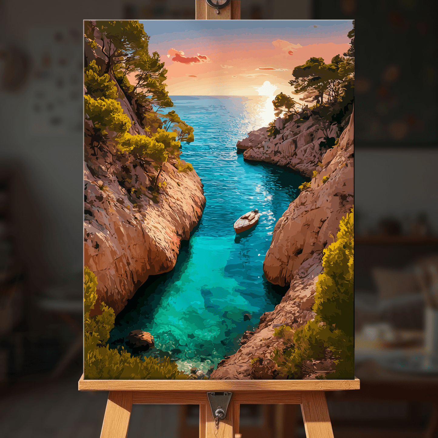 Paint by numbers - Sunset Cove - MyArt