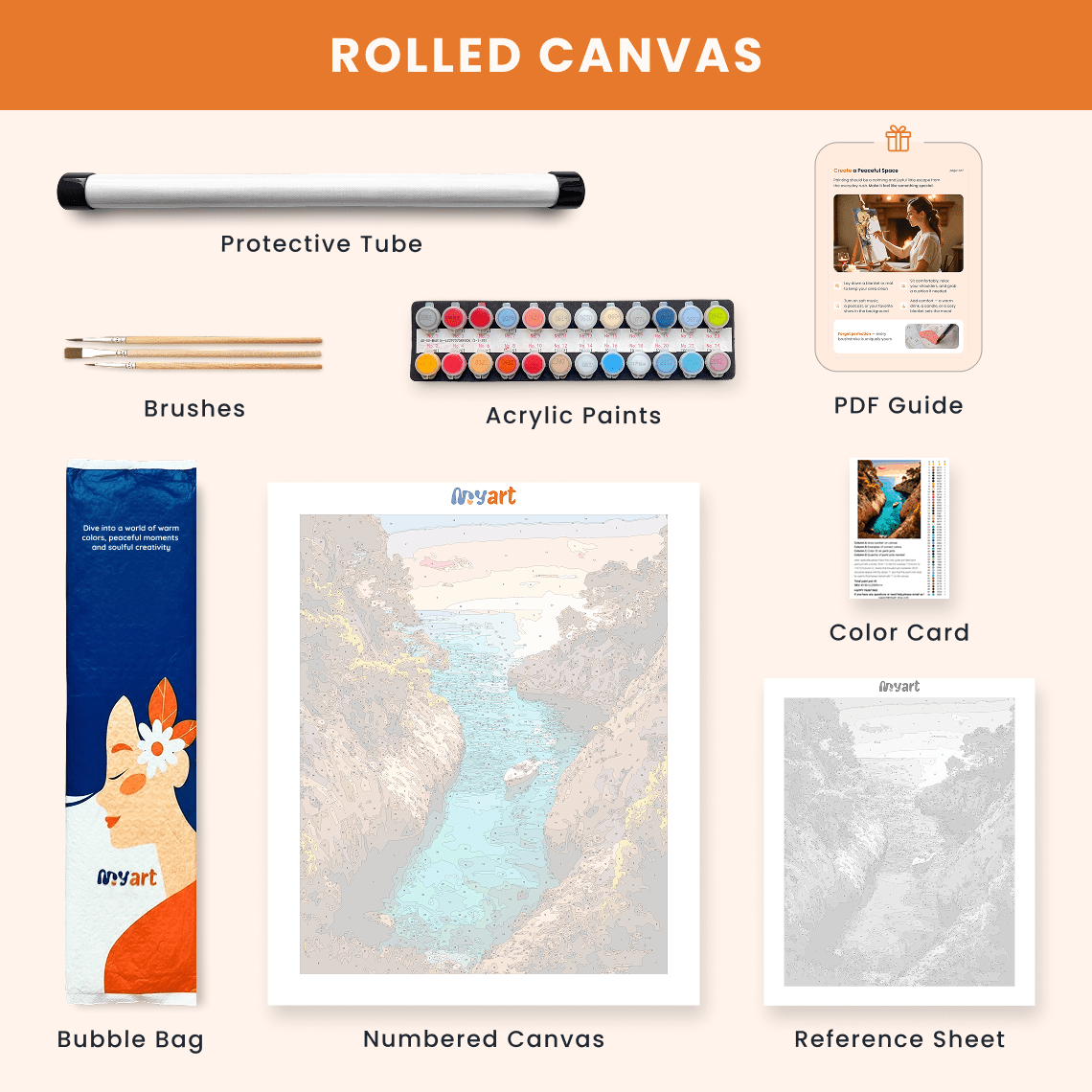 Paint by numbers - Sunset Cove - MyArt