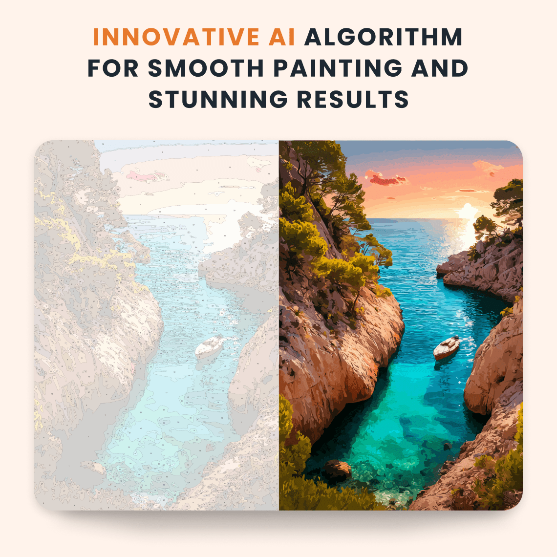 Paint by numbers - Sunset Cove - MyArt