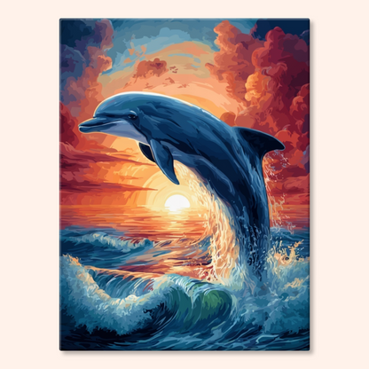 Sunset Dolphin