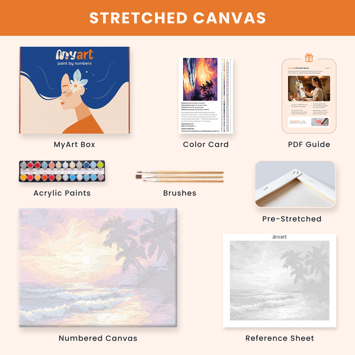 Paint by numbers - Sunset Escape - MyArt