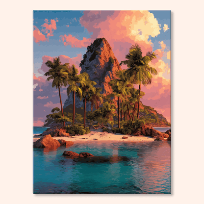 Paint by numbers - Sunset Isle - MyArt