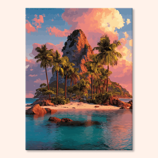 Paint by numbers - Sunset Isle - MyArt