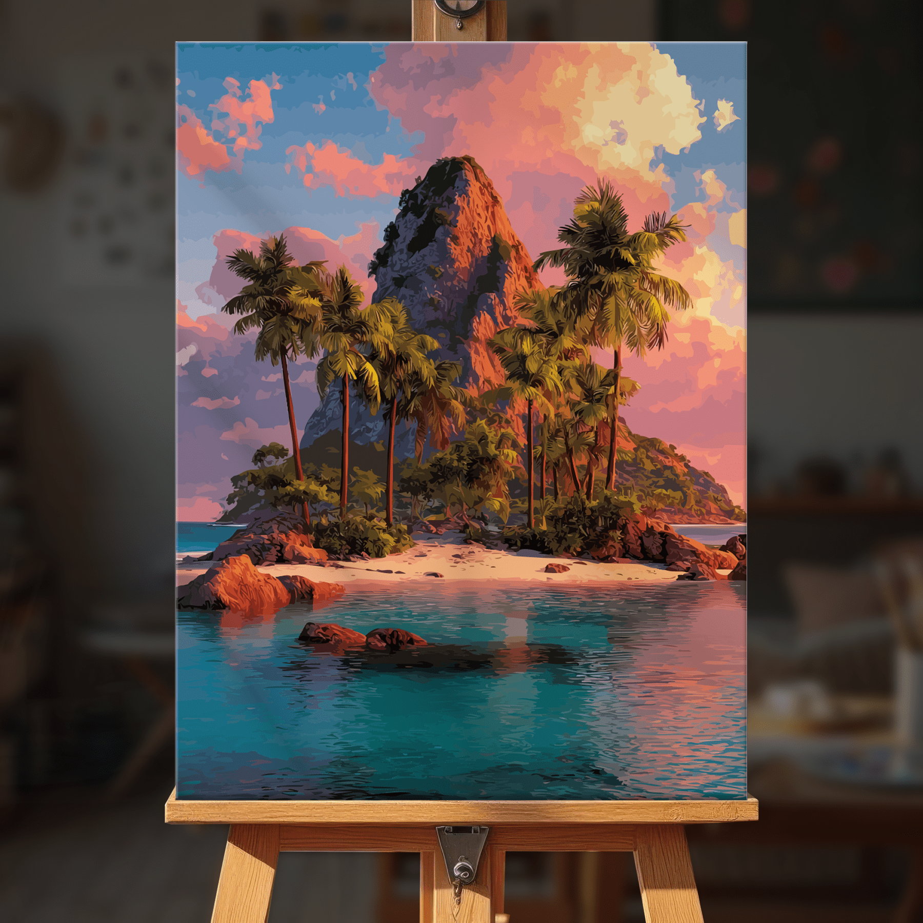 Paint by numbers - Sunset Isle - MyArt
