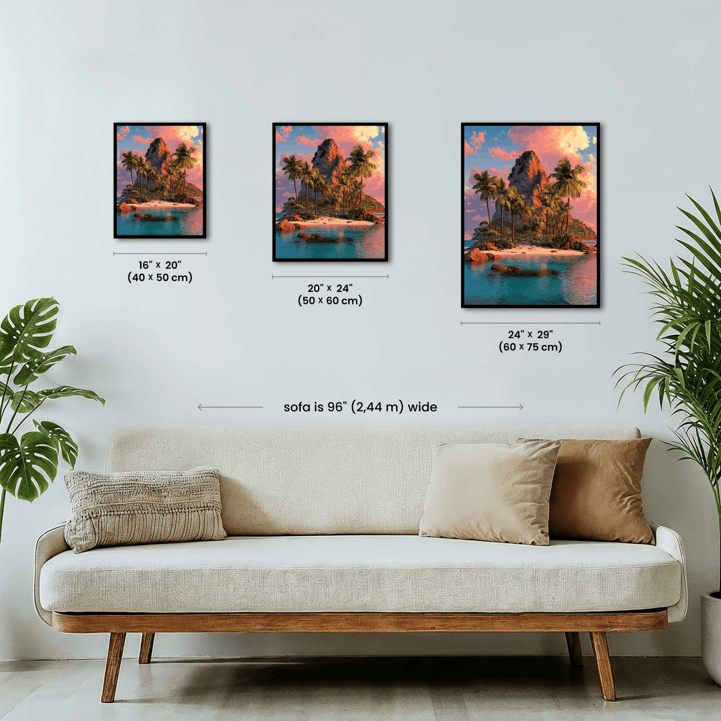 Paint by numbers - Sunset Isle - MyArt