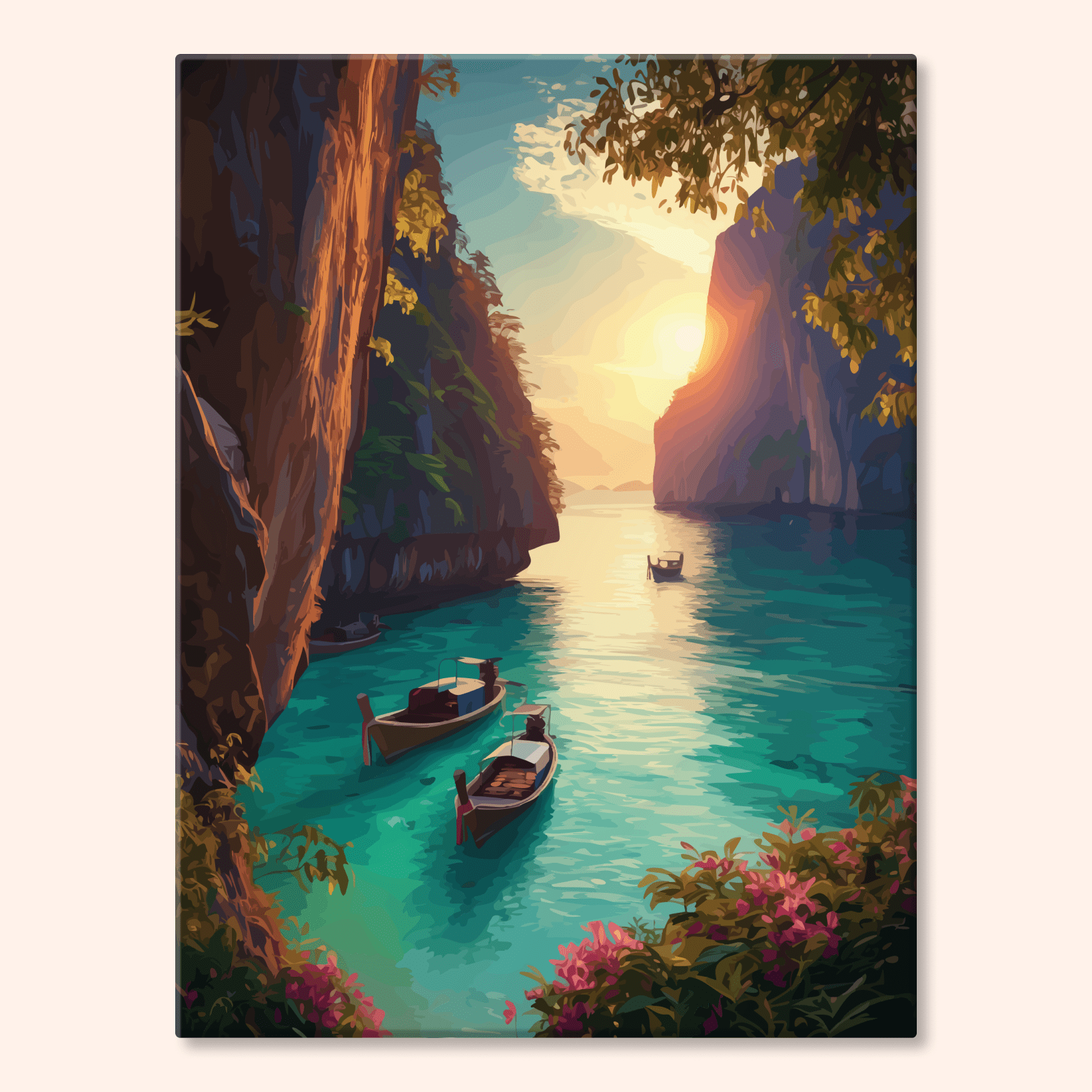 Paint by numbers - Sunset Lagoon - MyArt