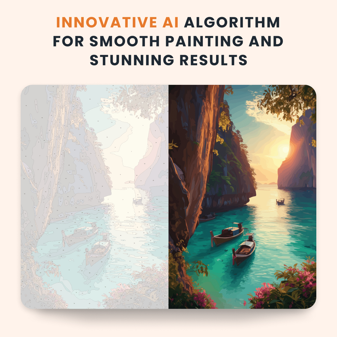 Paint by numbers - Sunset Lagoon - MyArt