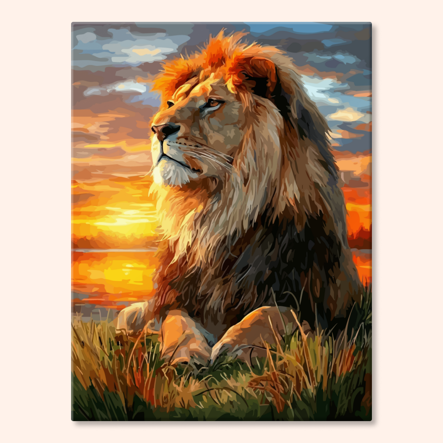 Sunset Lion