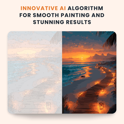 Paint by numbers - Sunset Promenade - MyArt