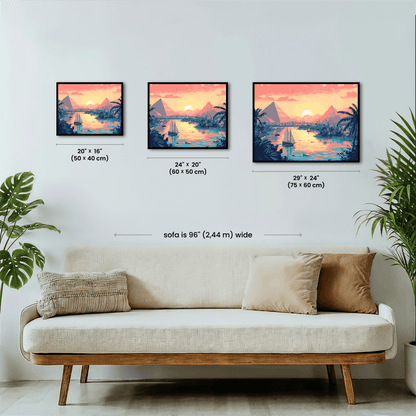 Paint by numbers - Sunset Sail - MyArt