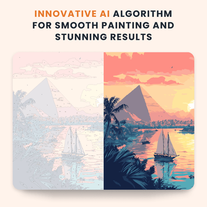 Paint by numbers - Sunset Sail - MyArt