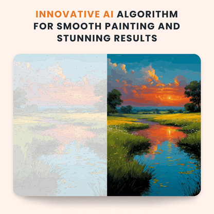 Paint by numbers - Sunset Stream - MyArt