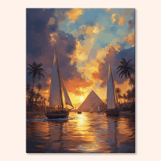 Paint by numbers - Sunset Voyage - MyArt