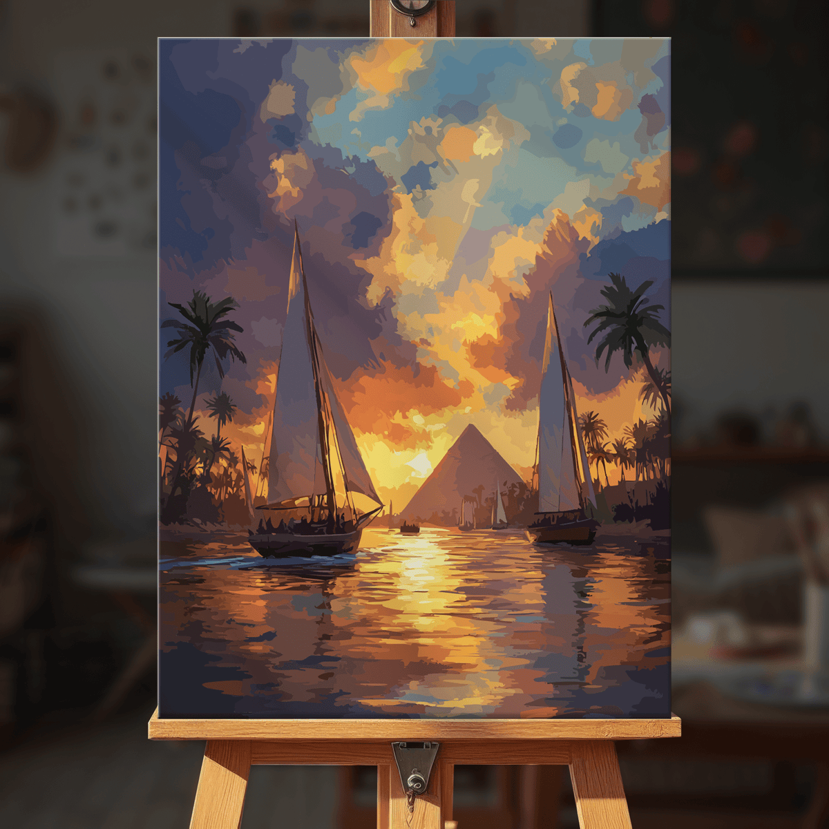 Paint by numbers - Sunset Voyage - MyArt