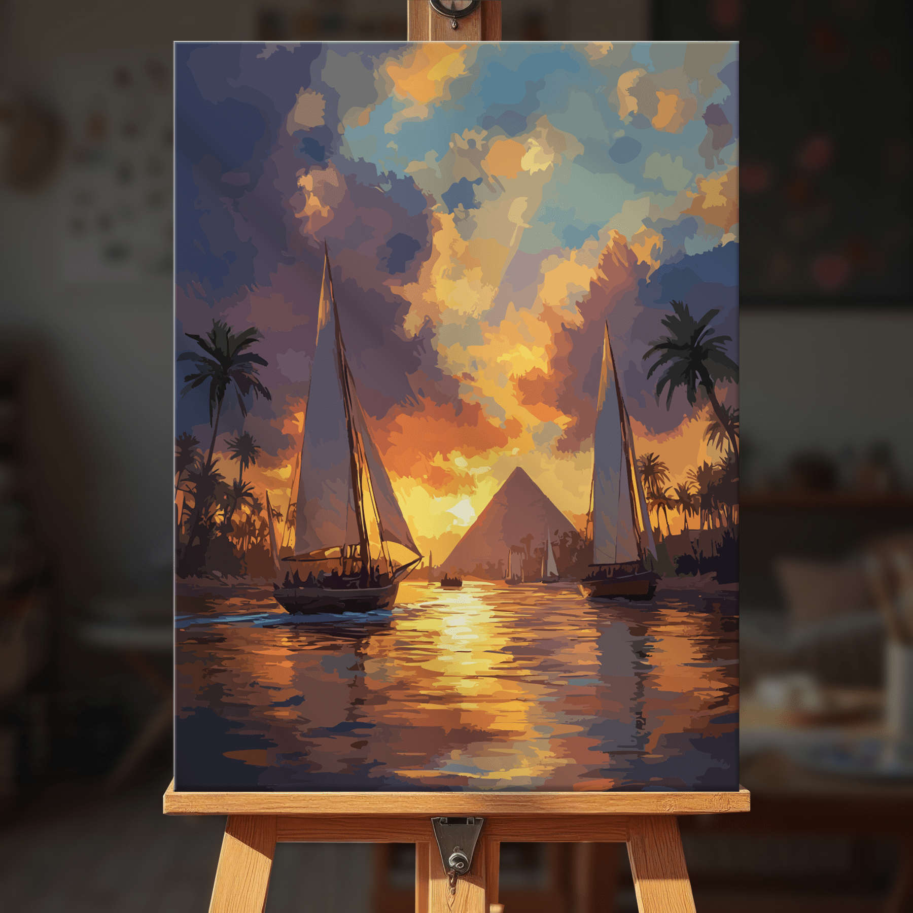 Paint by numbers - Sunset Voyage - MyArt
