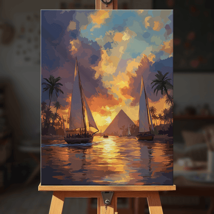 Paint by numbers - Sunset Voyage - MyArt