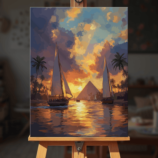 Paint by numbers - Sunset Voyage - MyArt