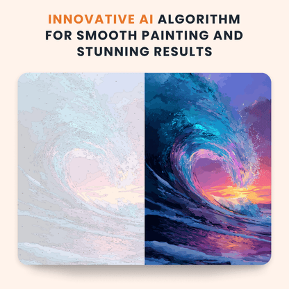 Paint by numbers - Sunset Wave - MyArt