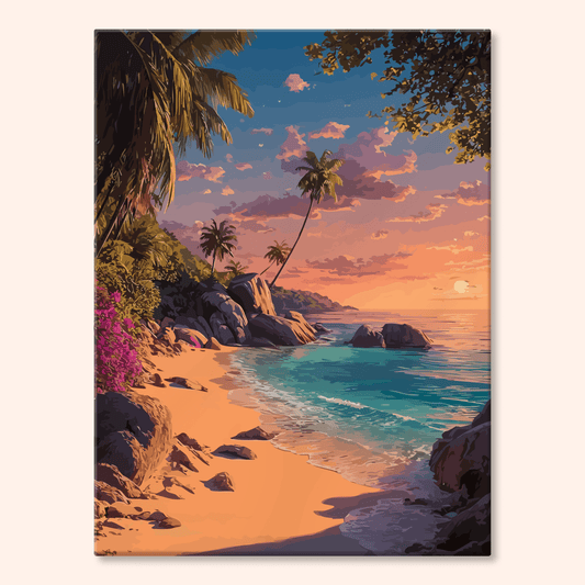 Paint by numbers - Swaying Palms - MyArt