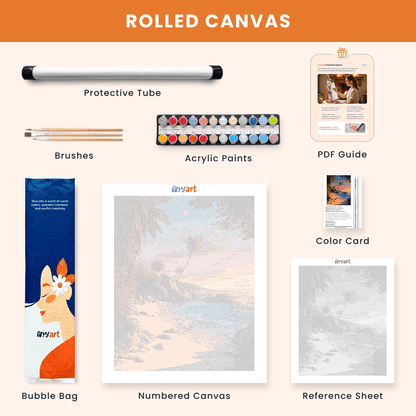 Paint by numbers - Swaying Palms - MyArt