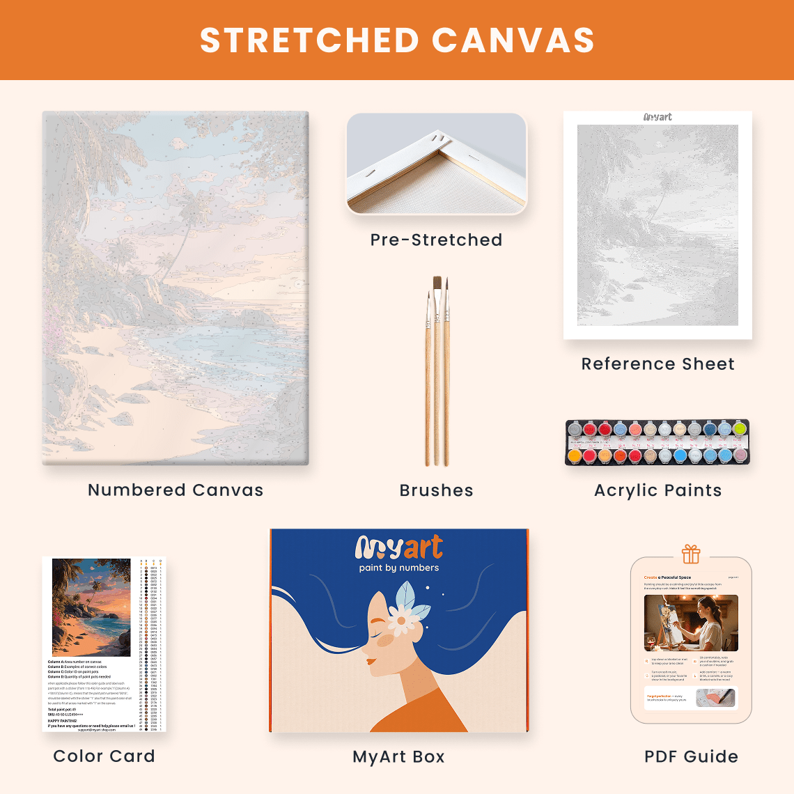 Paint by numbers - Swaying Palms - MyArt