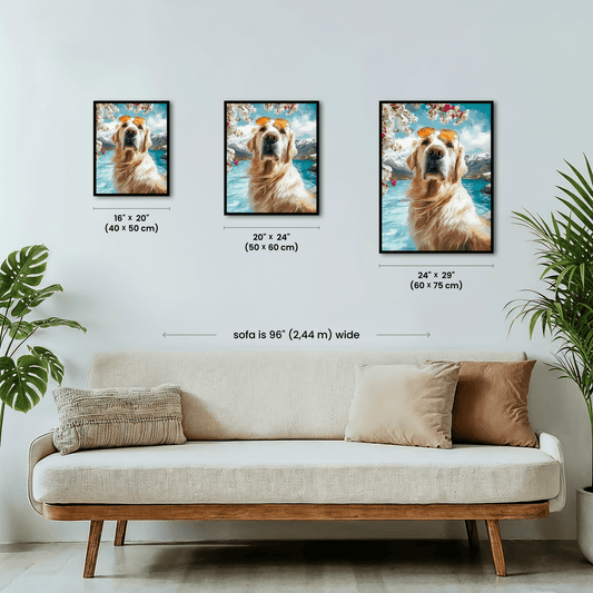 Paint by numbers - Swim Retriever - MyArt