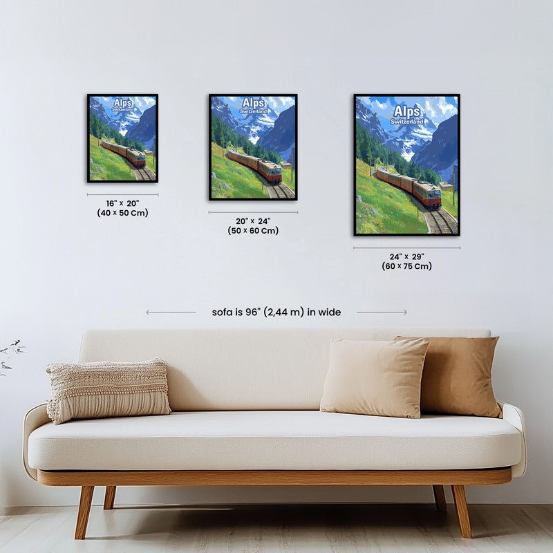 Paint by numbers - Swiss Alps - MyArt