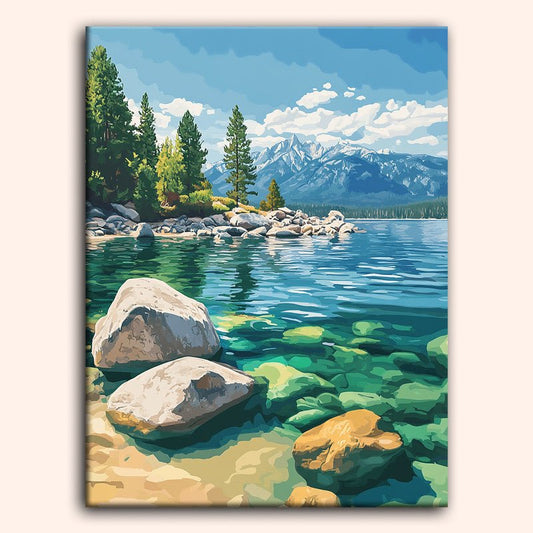 Paint by numbers - Tahoe Blue - MyArt