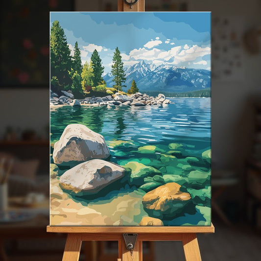Paint by numbers - Tahoe Blue - MyArt