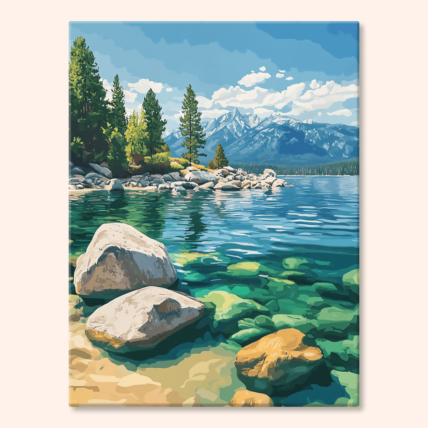 Paint by numbers - Tahoe Blue - MyArt