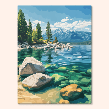 Paint by numbers - Tahoe Blue - MyArt